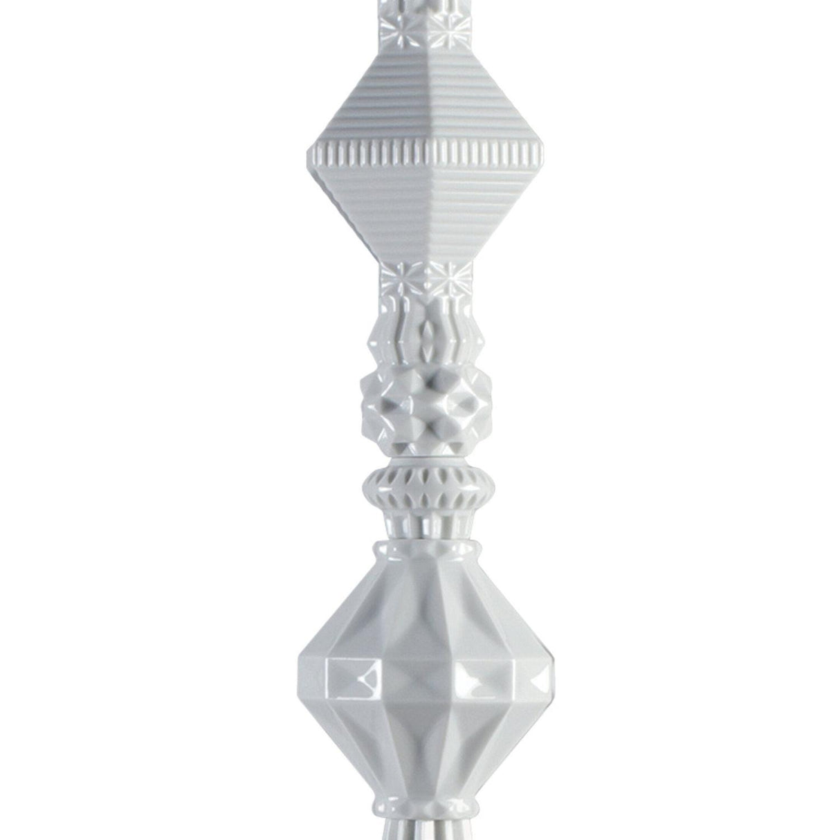Lladró Lampadario Belle De Nuit II Bianco 170x23cm Porcellana
