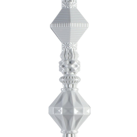 Lladró Lampadario Belle De Nuit II Bianco 170x23cm Porcellana
