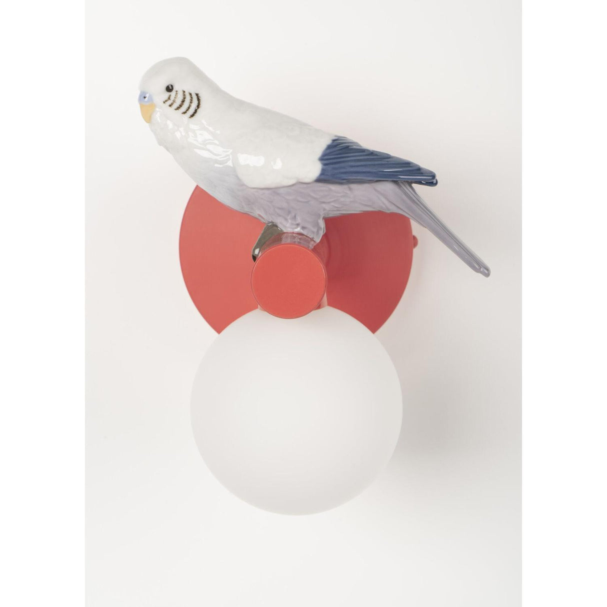 Lladró Applique Muro Parrot Sinistra 21x15cm Porcellana