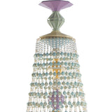 LLADRO' Chandelier Winter Palace Costa Azzurra 12 Luci 145x80cm Porcellana
