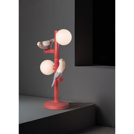 Lladró Lampada da Tavolo Parrot 45x20cm Porcellana