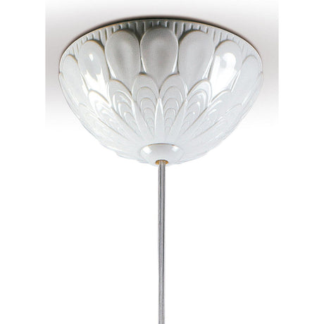 Lladró Lampada da Soffitto Singola Ivy And Seed Oro 195x23cm Porcellana