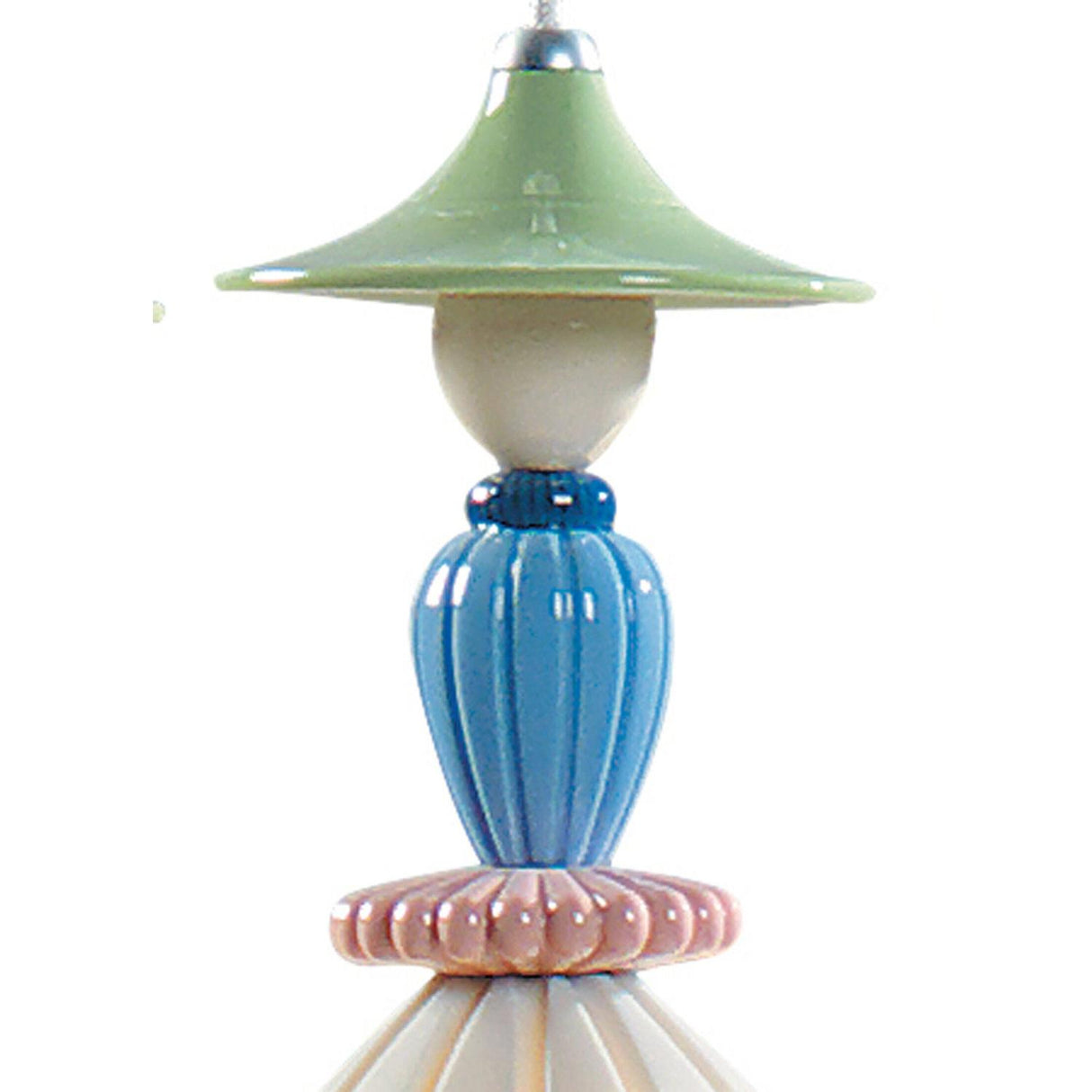 Lladró Lampadario Mademoiselle Composizione Circolare 3 Luci Condividendo Segreti 197x44cm Porcellana