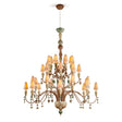 Lladró Chandelier Ivy e Seed 32 Luci Grande Spezie 183x150cm Porcellana