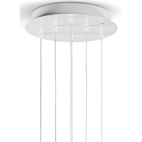 Lladró Lampadario Mademoiselle 6 Luci Ritrovo Nel Giardino 196x42cm Porcellana