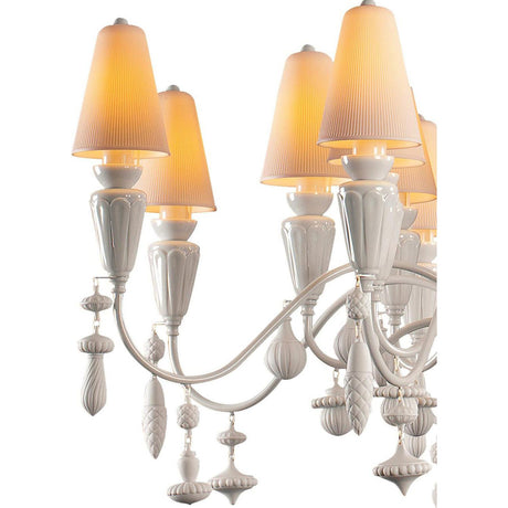 Lladró Chandelier Ivy And Seed 16 Luci Medio 133x115cm Porcellana