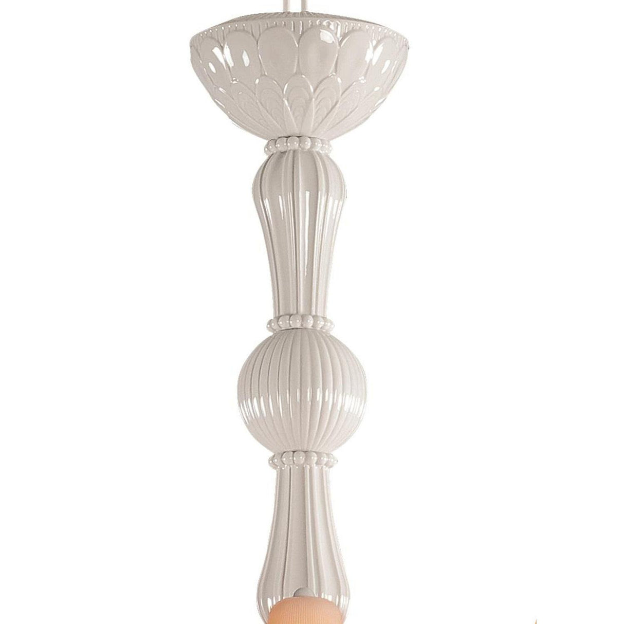 LLADRO' Chandelier Ivy And Seed 16 Luci Medio 133x115cm Porcellana