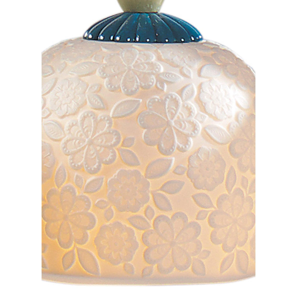 Lladró Lampadario Mademoiselle Composizione Lineare 3 Luci Contemplando L'Oceano 193x62cm Porcellana