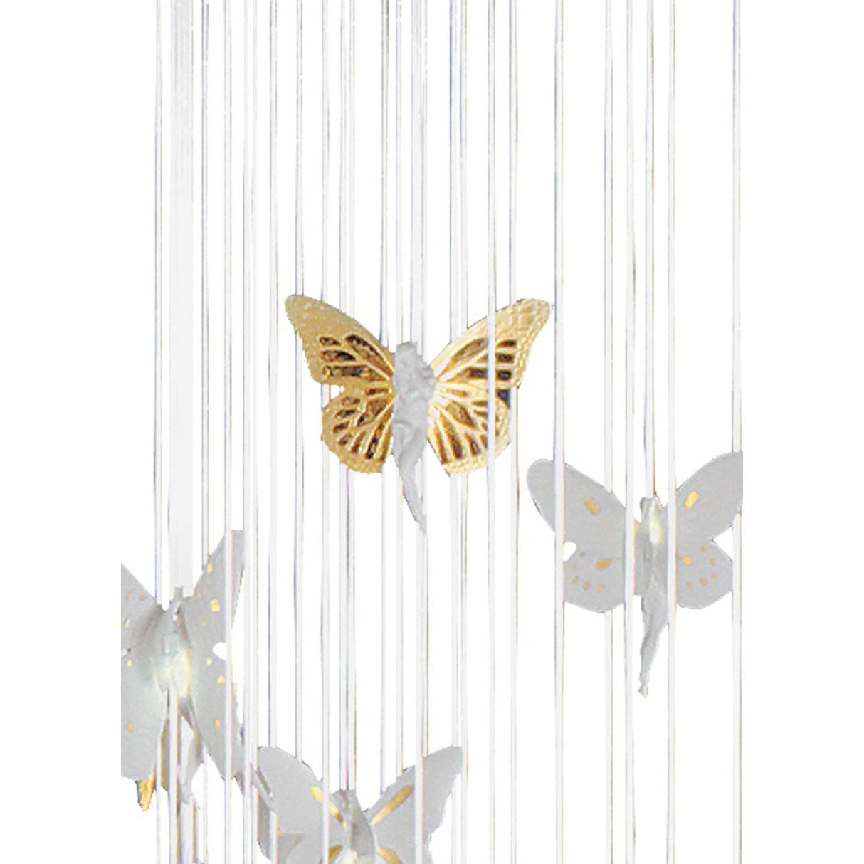 Lladró Chandelier Niagara 2 M Lustro Oro 285x200cm Porcellana