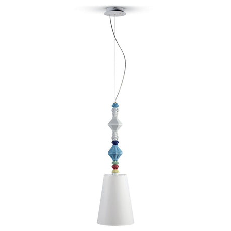 Lladró Lampadario Belle De Nuit II Multicolore 170x23cm Porcellana
