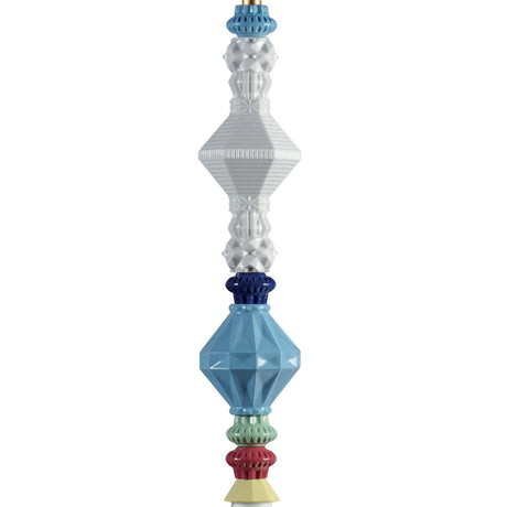 Lladró Lampadario Belle De Nuit II Multicolore 170x23cm Porcellana