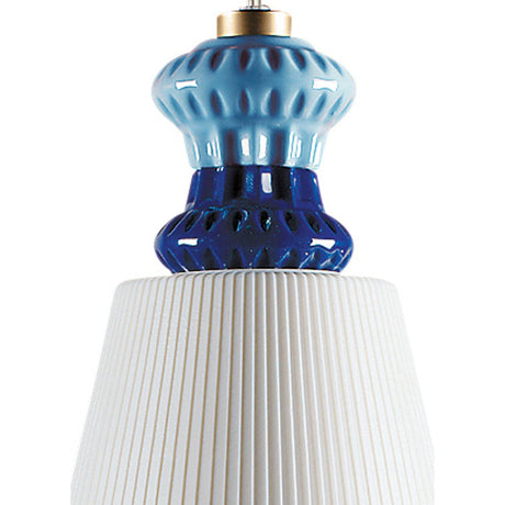 Lladró Lampadario Belle De Nuit con Litofania e Lacrime Multicolore 170x11cm Porcellana