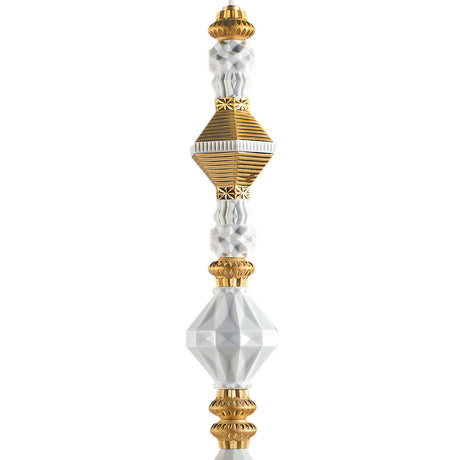 Lladró Lampadario Belle De Nuit II Lustro Oro 170x23cm Porcellana