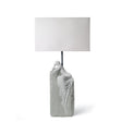 Lladró Lampada da Tavolo Donna Contemplativa II 57x30cm Porcellana