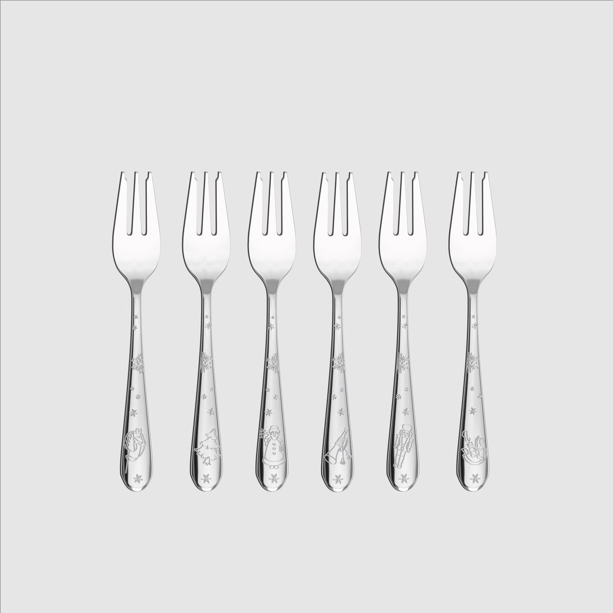 VILLEROY & BOCH Toy's Delight Forchetta da Dolce Set 6 Pezzi 16cm Acciaio Inox