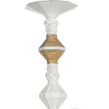 LLADRO' Chandelier Belle De Nuit 12 Luci Lustro Oro 100x65cm Porcellana