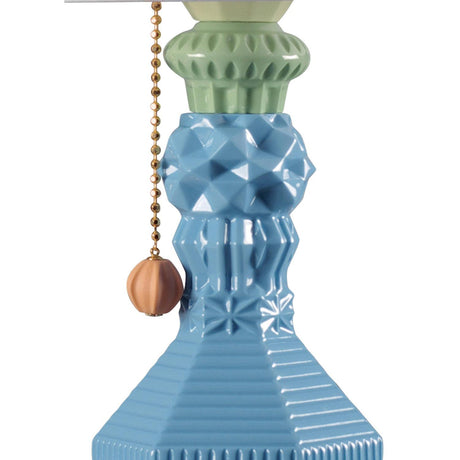 Lladró Lampada da Tavolo Belle De Nuit Multicolore 57x20cm Porcellana