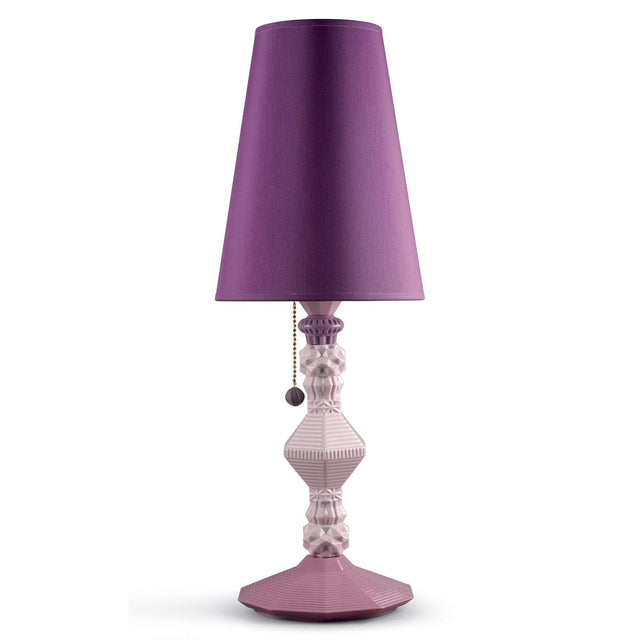 Lladró Lampada da Tavolo Belle De Nuit Rosa 57x20cm Porcellana