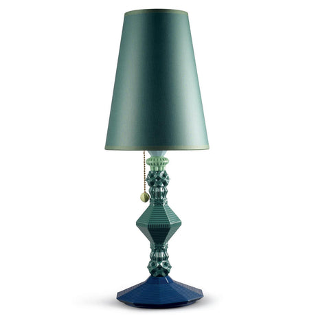 Lladró Lampada da Tavolo Belle De Nuit Verde 57x20cm Porcellana
