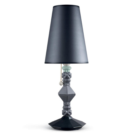 Lladró Lampada da Tavolo Belle De Nuit Nero 57x20cm Porcellana