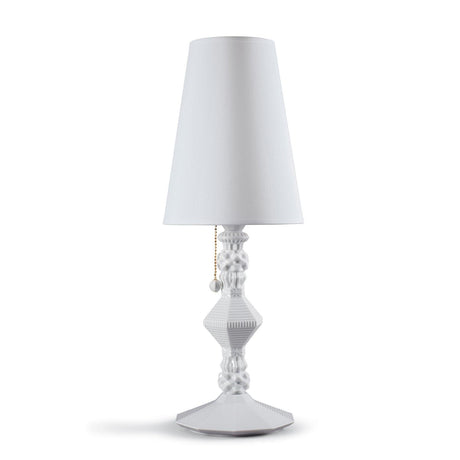 Lladró Lampada da Tavolo Belle De Nuit Bianco 57x20cm Porcellana