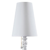 LLADRO' Lampada da Tavolo Belle De Nuit Bianco 57x20cm Porcellana