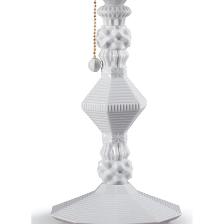Lladró Lampada da Tavolo Belle De Nuit Bianco 57x20cm Porcellana