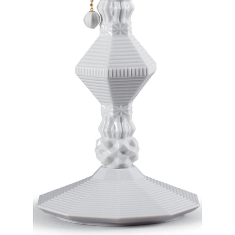 Lladró Lampada da Tavolo Belle De Nuit Bianco 57x20cm Porcellana