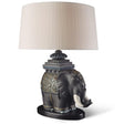 Lladró Lampada da Tavolo Elefante di Siam 70x50cm Porcellana