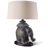 Lladró Lampada da Tavolo Elefante di Siam 70x50cm Porcellana