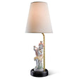 Lladró Lampada da Tavolo Piccolo Lord Krishna 52x20cm Porcellana