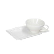 Tazza tè con vassoietto La Porcellana Bianca in porcellana 180cc