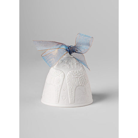 Lladró 2025 Campana di Natale 9x8cm Porcellana