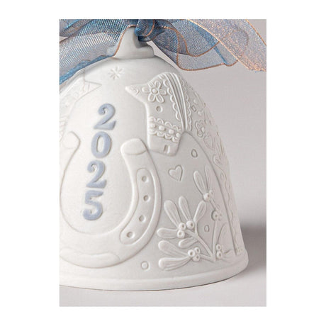 Lladró 2025 Campana di Natale 9x8cm Porcellana