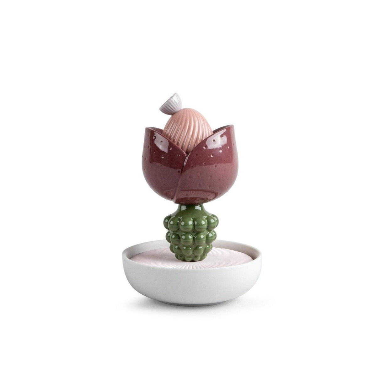 Lladró Diffusore di Profumo Fiore Immaginario III Gardens Of Valencia 17x11cm Porcellana