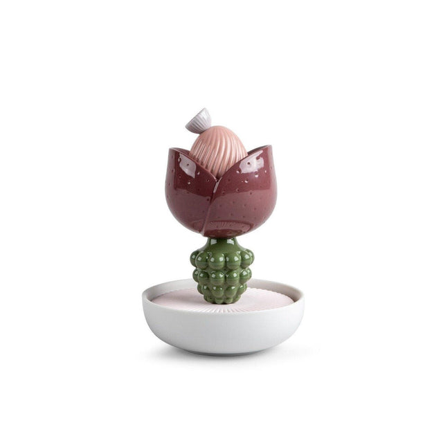 Lladró Diffusore di Profumo Fiore Immaginario III Gardens Of Valencia 17x11cm Porcellana