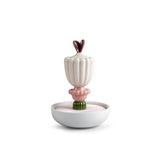 Lladró Diffusore di Profumo Fiore Immaginario I Gardens Of Valencia 17x11cm Porcellana