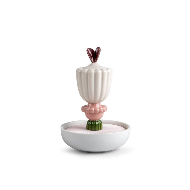Lladró Diffusore di Profumo Fiore Immaginario I Gardens Of Valencia 17x11cm Porcellana
