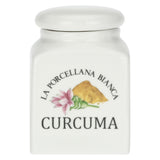 LA PORCELLANA BIANCA Conserva Barattolo Contenitore Curcuma 175cc