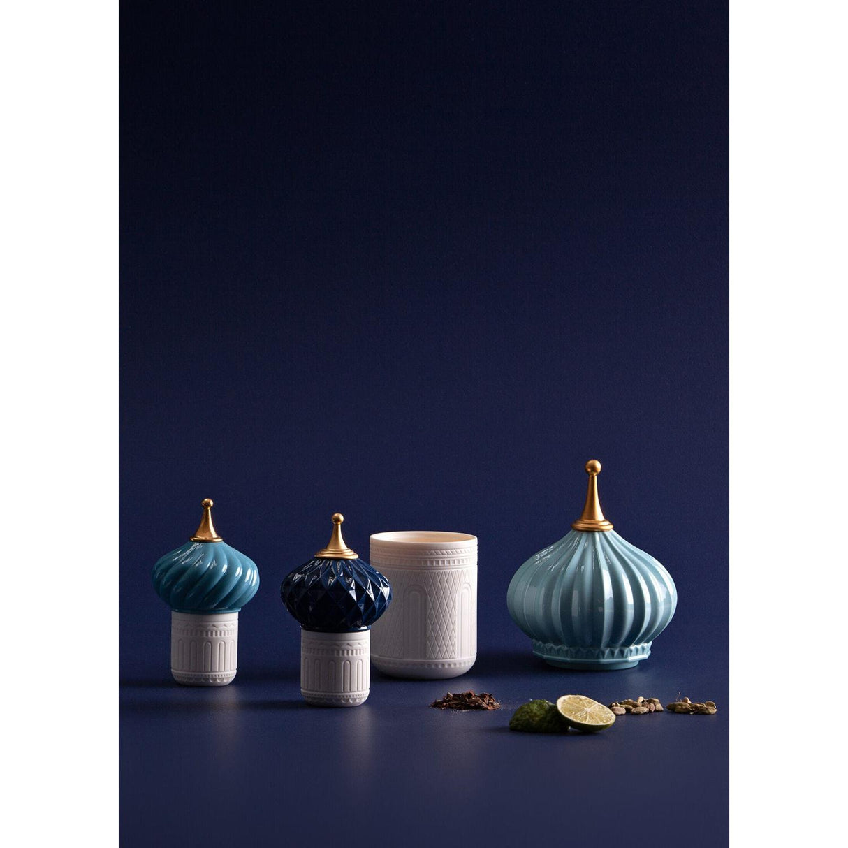 Lladró Candela Torre del Nord 1001 Lights Profumo Unbreakable Spirit 26x13cm Porcellana