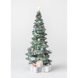LLADRO' Figurina Albero di Natale con Regali 26x11cm Porcellana