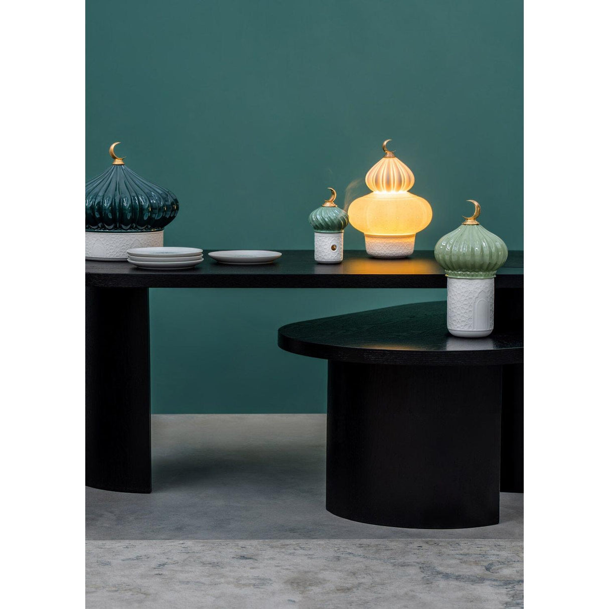 LLADRO' Diffusore D'Incenso Majestic Nights 14x8cm Porcellana