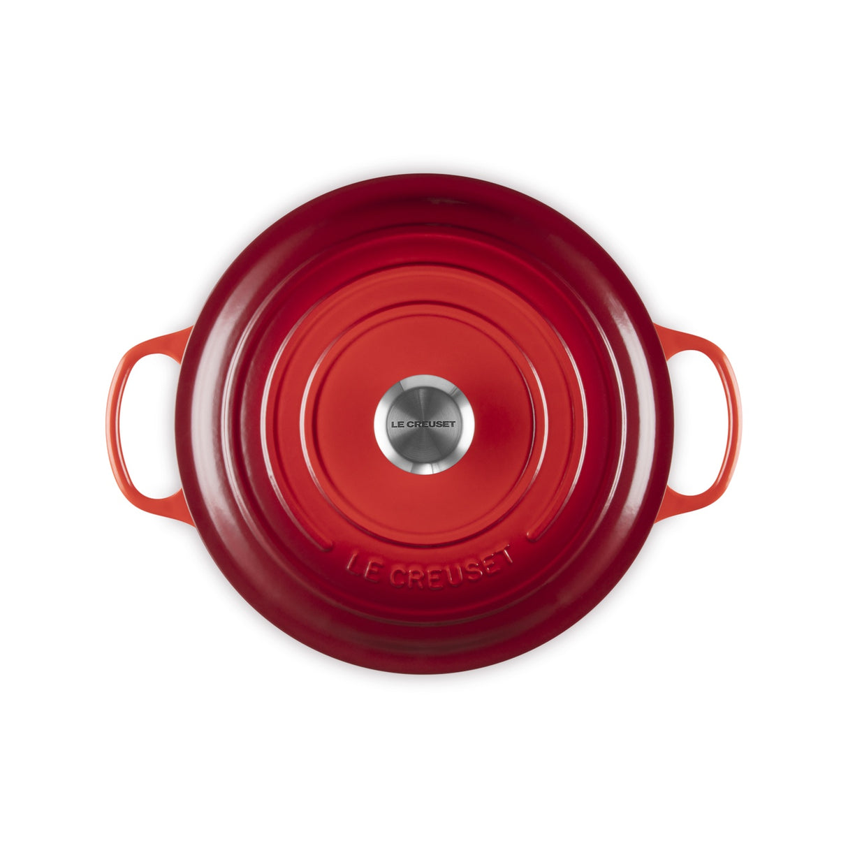 LE CREUSET Cocotte Rotonda Evolution 28cm Ciliegia Ghisa Vetrificata