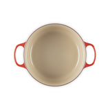 LE CREUSET Cocotte Rotonda Evolution 28cm Ciliegia Ghisa Vetrificata
