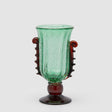 EDG Enzo De Gasperi Vaso Corinto 35cm Verde Vetro