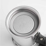 BARAZZONI LaCaffettiera Caffettiera Moka Acciaio Inox 4 Tazze