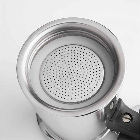 BARAZZONI LaCaffettiera Caffettiera Moka Acciaio Inox 6 Tazze