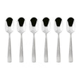 SAMBONET Cortina Cucchiaini Moka Caffè Set 6 Pezzi Posate Acciaio Inox