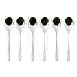 SAMBONET Venezia Cucchiaini Moka Caffè Set 6 Pezzi Posate Acciaio Inox