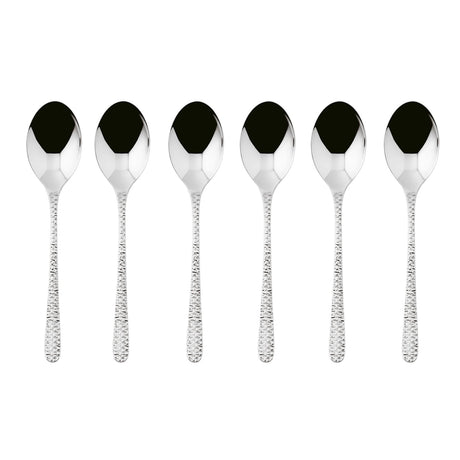 SAMBONET Venezia Cucchiaini Moka Caffè Set 6 Pezzi Posate Acciaio Inox
